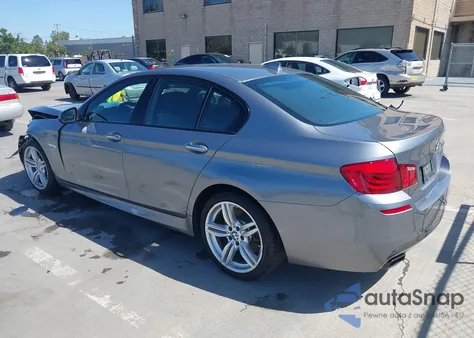 2013 BMW 550 I from USA, damaged, VIN WBAFR9C53DDX80728